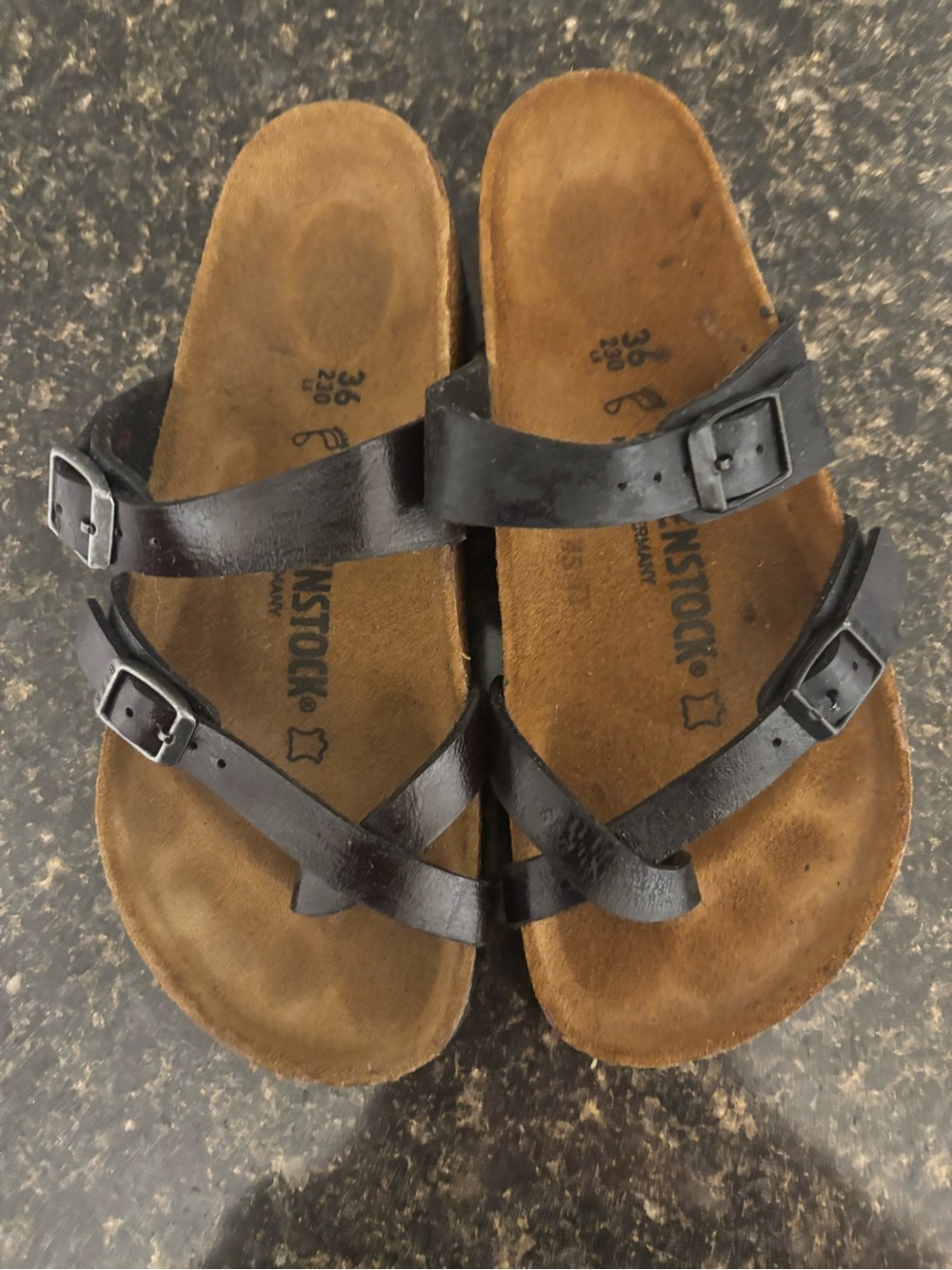 Birkenstock Black Strappy Women's Sandals